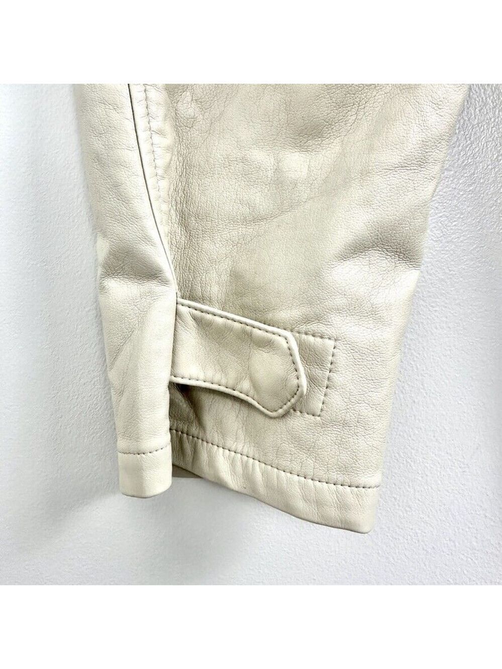 Wilfred Modern Cargo Pant Faux Leather Women's Size 0 Birch Beige - Picture 7 of 13